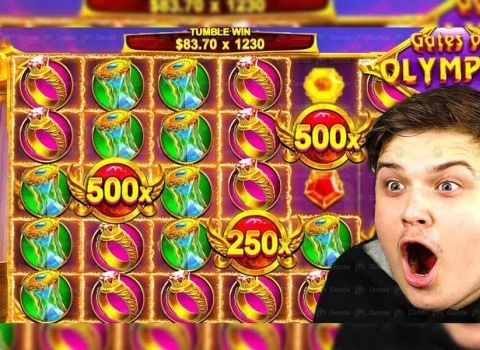Streamer, blogger and owner of YouTube channel Donde demonstrates the ability to get a few big multipliers in a row, to activate the free spins and reach the max win at Gates of Olympus 27000 dollars